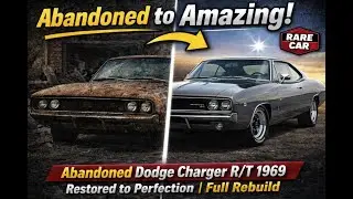 Abandoned Dodge Charger R/T 1969 Restored to Perfection | Full Rebuild