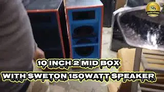 10 inch 2 Mid Box Fitting with Sweton 10 inch 150 watt Speaker  in Santra Infotech