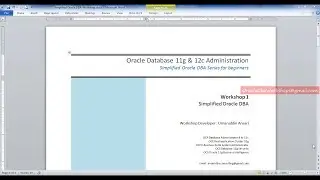 Simplified DBA-007-Creating a Databases on Windows using DBCA