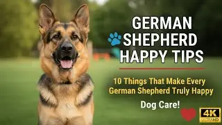 German Shepherd Happy Tips | 10 Things That Make Every German Shepherd Truly Happy | Dog Care!