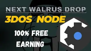 3DOS network airdrop guide l support by Walrus network l latest new depin project #crypto #depin
