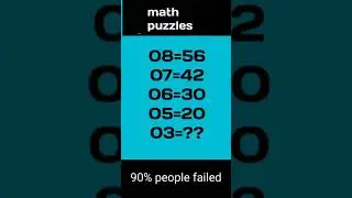 math puzzles !! math magic !! #shorts #maths #magic #puzzles