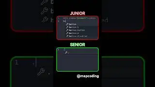 Junior vs Senior Frontend developer #shorts #programming #ytshorts