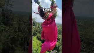 Bali Swing in best CAFE, Indonesia #baliswing #bali #indonesia #travel