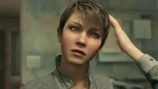 Detroit: Become Human - On The Run: Motel: Kara Removes LED, Cut & Color Hair, Read Mag (2018)