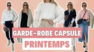 GARDE-ROBE CAPSULE PRINTEMPS I 12 v&ecirc;tements = 35 tenues pour la saison printani&egrave;re 2023