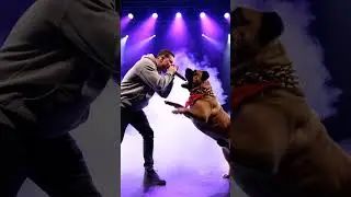 My dog rap with me #dogs #rapbeats #usa #viralshortralshots #ai #yt #music #america #us #puppylove