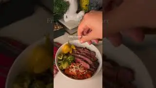 Fridge cleanout dinner #steak #tictok #pasta #fridgecleanout #dinnerideas #fyp #pov