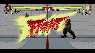Guile vs Akuma - Street Fighter 4 online battle #7