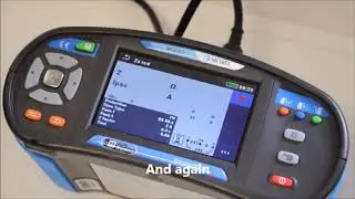 Earth loop impedance testing with Metrel