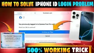 How To Login Second Facebook Account In Free Fire In Iphone | Login Facebook Second Account In Free
