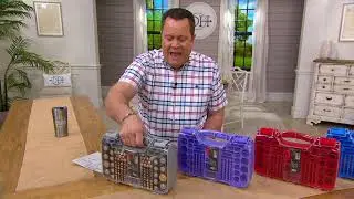 180 Deluxe Battery Organizer Storage Case w/ Battery Tester on QVC