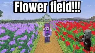 Making A Flower Field! (A Horrible Ending) (Minecraft ANB Episode 9)