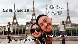 europe diaries 🇫🇷🥹 | london to paris, eiffel tower, expat explore classic europe | jonshell b