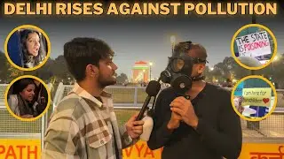 Delhi Chokes: Citizens Unite at India Gate to Demand Clean Air