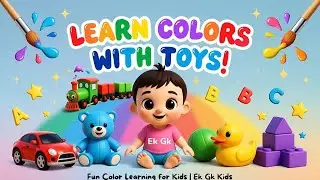 Игрушки Ке Саат Ранг Сикхо 🌈 | Песня &laquo;Изучи цвета&raquo; для малышей | Цветная песня игрушек | Эк ГК Дети