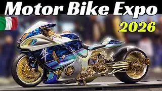 Motor Bike Expo 2026 [MBE] Highlights - Verona, Italy - Customs, Choppers, Caf&egrave;-Racers & More!