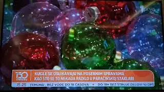 Prva emisija 150 minuta - Radionica novogodi&scaron;njih ukrasa inspirisana paraćinskim staklarstvom