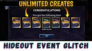 UNLIMITED FREE CREATE GLITCH IN HIDEOUT EVENT 🤣 CLAIM FAST 🤯