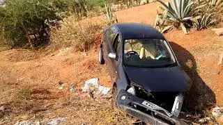 Pavagada  rajavanti  near car accident