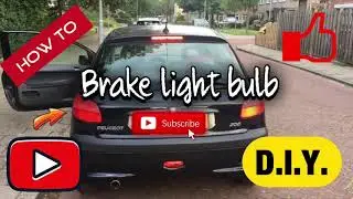 Project Peugeot ep1 How to replace a rear light bulbs (brake light Peugeot 206)