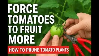 FORCE Tomatoes to FRUIT MORE | How to Prune Tomato Plants the RIGHT WAY