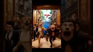 😱 Cheetah Slips & Makes the Lion Angry! 🦁💥 #pixarstyle #animation #reachyourpotential #tiger #funny