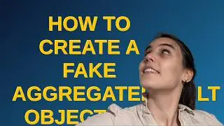 Salesforce: How to Create a Fake AggregateResult Object for Testing in Salesforce Apex?