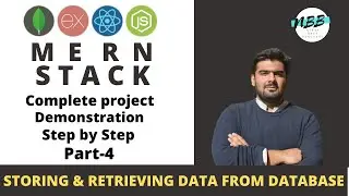 HOW TO STORE & RETRIEVING DATA FROM DATABASE IN REACTJS AND MONGODB |MERN STACK Park 4
