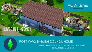 I built an English council house (well 2 actually) The Sims 4 -  The Sims 4 Builds - 1950's house