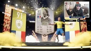MY FIRST PRIME ICON MOMENTS CARDS!!! *EMMANUEL PETIT* 91 RATED SBC!!! FIFA 19 ULTIMATE TEAM