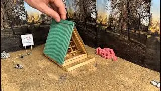 tiny wooden cabin, Wood Frame