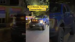 Ford Monster Truck in India #ford #raptor #monstertruck #truck #f150 #chennai #viralvideo #trucks