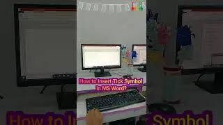 How To Insert Tick Symbol In MS Word