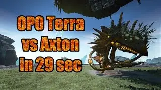 Borderlands 2: OP0 Terramorphous vs Axton in 29 seconds