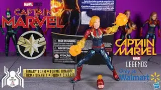 Обзор эксклюзивной фигурки Marvel Legends CAPTAIN MARVEL BINARY FORM от Walmart
