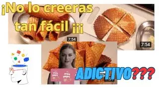 Masa de barquillos paso a paso