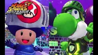 Mario Strikers: Battle League - Strikers Ace Tourney (Season 4) - Toad Heroes vs Yoshi Eggs
