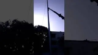 Erection of High Mast Pole | SURAT CRICKET STADIUM