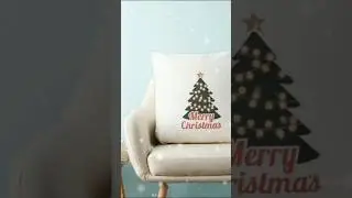 Affordable And Stylish Merry Christmas pillow for Holiday #christmas #pillow #newyear #graphic_space