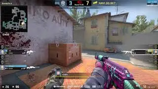 NaVi vs BIG S1mple 1vs4!!!