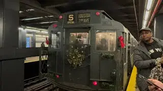 NYTM Holiday Run: R1/R9 Train Front Railfan Window Ride from 96th St/2nd Av to 2nd Av/Houston St