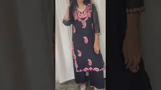 Elegant  Chikankari Kurta Set | Meesho Find @Meesho #ytshorts #viral #fashion #meeshohaul