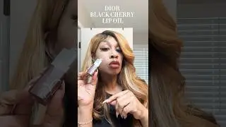 **НОВИНКА** Масло для губ DIOR в оттенке &laquo;Черная вишня&raquo; #diorlipoil