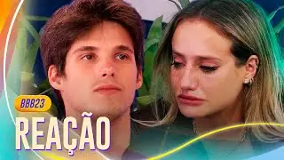 BRUNA E PAULA REAGEM A ELIMINA&Ccedil;&Atilde;O DE GABRIEL E CHORAM! 😳 | BIG BROTHER BRASIL 23