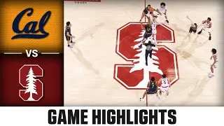 Cal vs. Stanford Game Highlights | 2025-26 ACC Men's Basketball