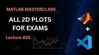 ALL 2D PLOTS in MATLAB 📊 | Line, Bar, Histogram, Scatter | MMS 2025 | CRACK CODE