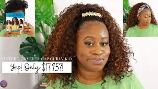 ONLY $17.95! OUTRE Converti-Cap CURLY K O | dr ginger toffee