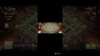Super Archer Blimp th14 to th15  and golem + witch + Bowler th13 to th13 attack by RONALD  😁😁