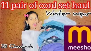 11 Stylish Winter Cord Sets Starting at ₹211 | Meesho Winter Haul 2024